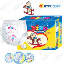 [COMBO 2 GÓI] Tã quần bigsize Bino XXXL - 18-35kg - bịch 28 miếng