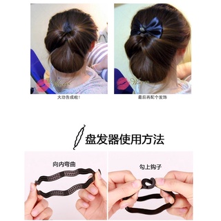 Set dụng cụ cột tóc và búi tóc phong cách Hàn Quốc