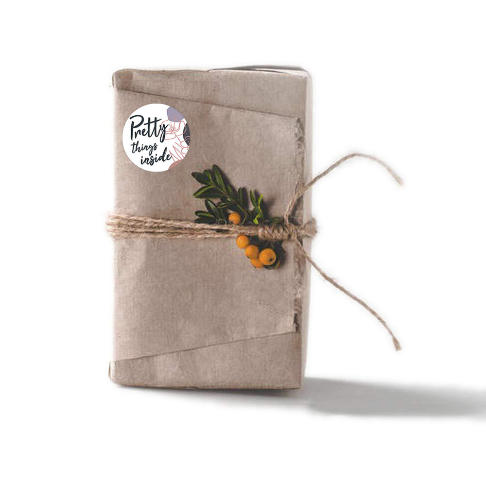 Set 500 Nhãn Dán Chữ Thank You Dễ Thương