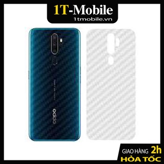 Miếng dán sợi carbon chống trầy mặt lưng cho điện thoại Oppo A9/A5 2020
