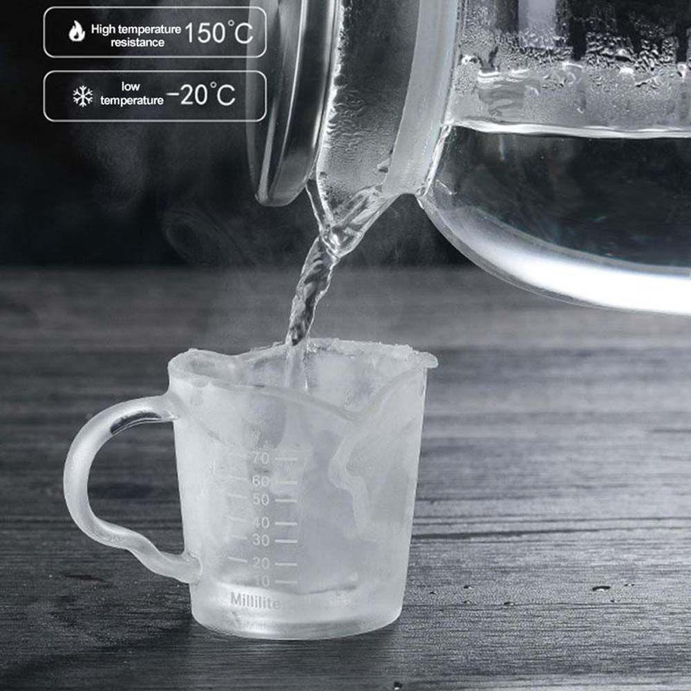 Cốc Thủy Tinh Chịu Nhiệt 70ml Dùng Để Pha Cà Phê Espresso / Sữa