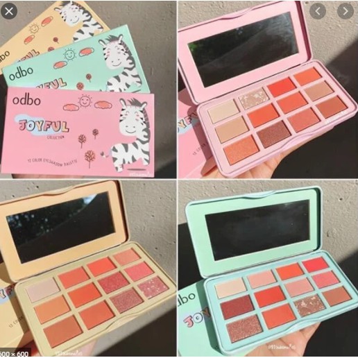 Bảng Phấn Mắt 12 Ô Odbo Joyful Collection 12 Color Eyeshadow Palette