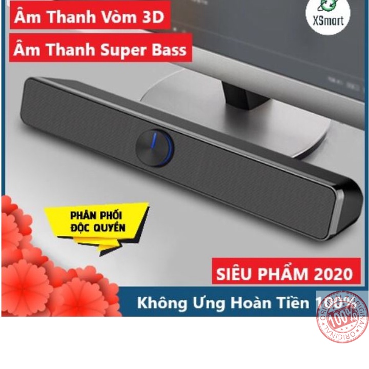Loa XSmart SADA V-193 SUPER BASS 2021 Có Bluetooth Âm Thanh Vòm 3D Phiên Bản Đặc Biệt, Dùng Cho Máy Tính, Laptop, PC, Ti