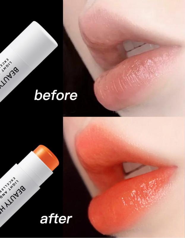 Lipstick Lip Balm Orange Red Two Color Options 5g