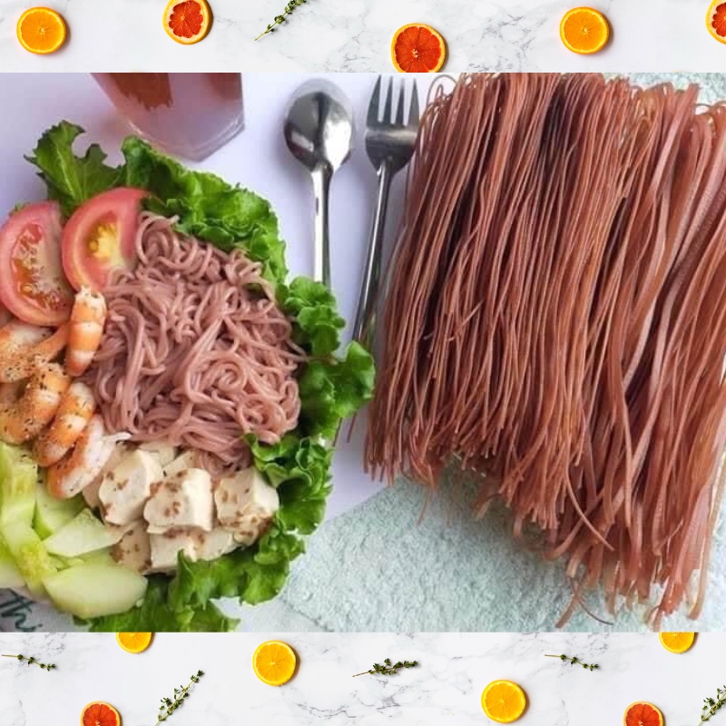 Bún gạo lứt đỏ giảm cân/ ăn kiêng Eatclean/ Gymer 500gr