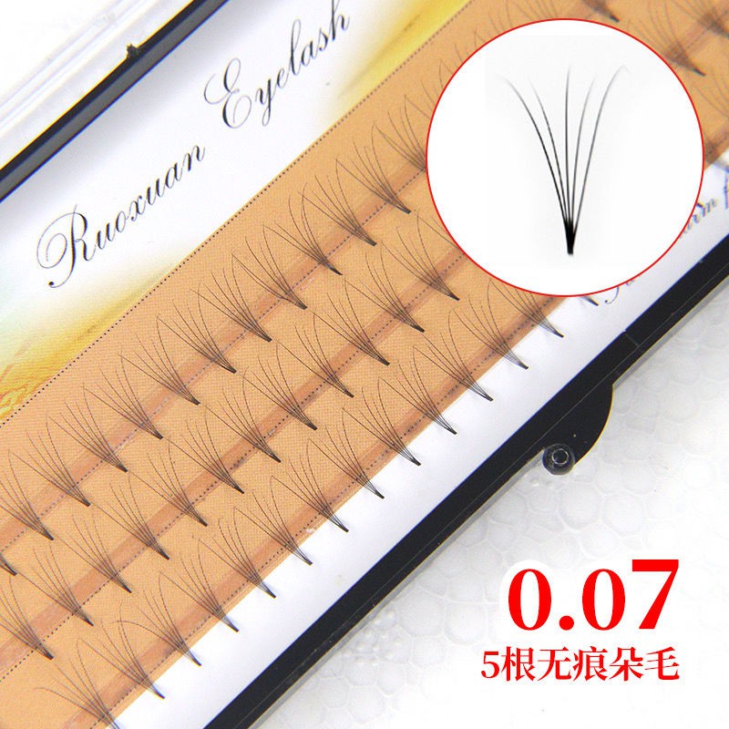 Set 60 Lông Mi Giả 10d Tự Nhiên 8 / 10 / 12mm Trang Điểm Cá Nhân Kiểu Nga