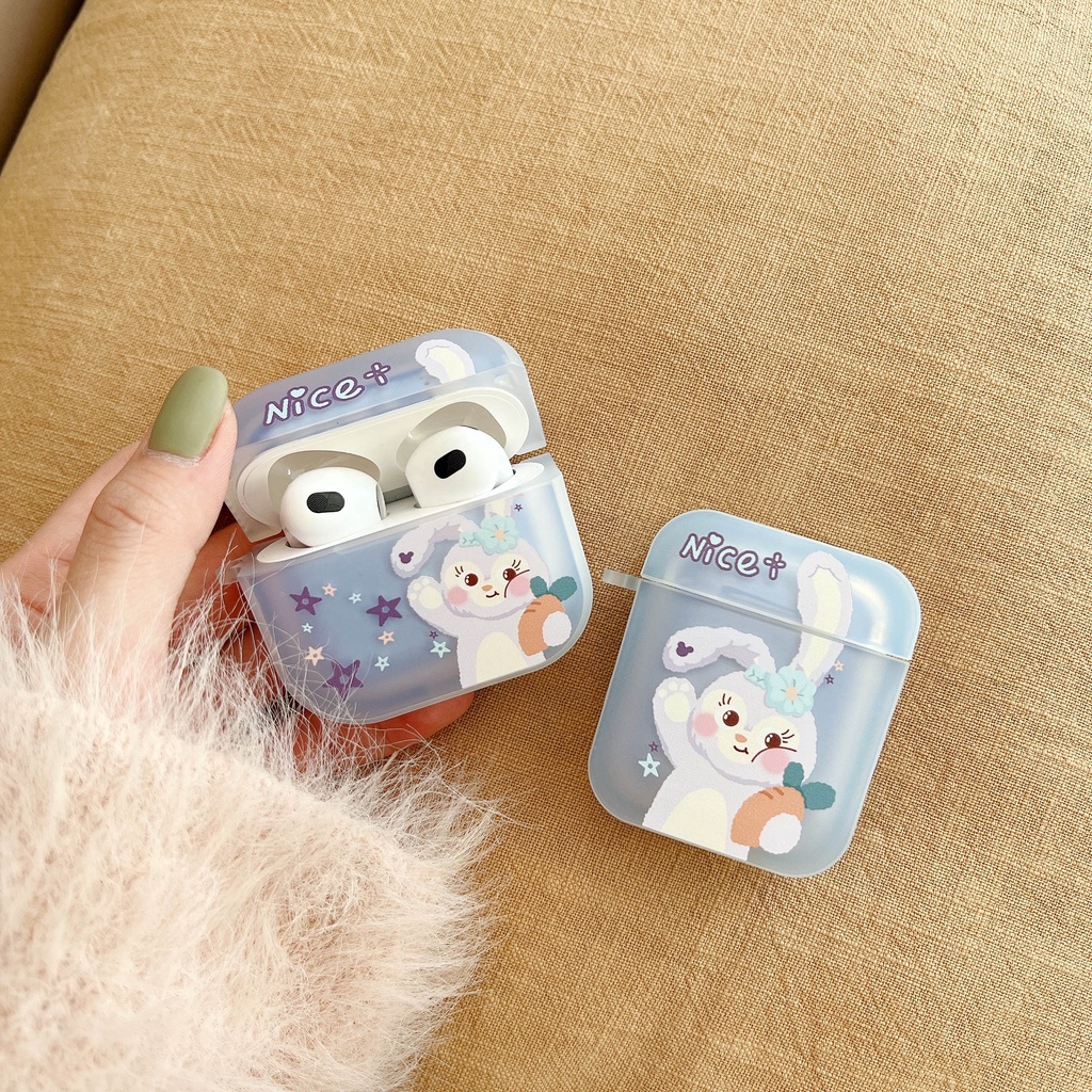 Vỏ Bảo Vệ Hộp Sạc Tai Nghe compatible AirPods3 compatible AirPods3 Trong Suốt Họa Tiết Ngôi Sao Dailu 2021 New compatible AirPods3