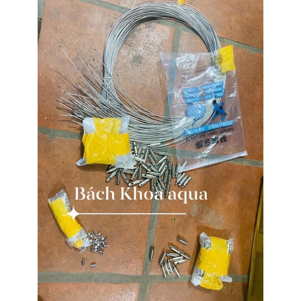 Bộ cáp treo đèn inox bể cá