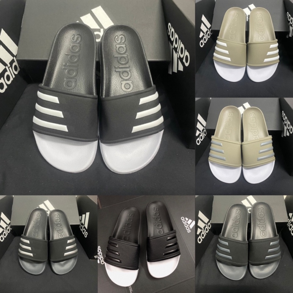 DÉP ADIDAS QUAI NGANG 3 SỌC NAM NỮ ĐẸP- NHẸ THỜI TRANG/ DÉP ADIDAS ADILETTE 2023
