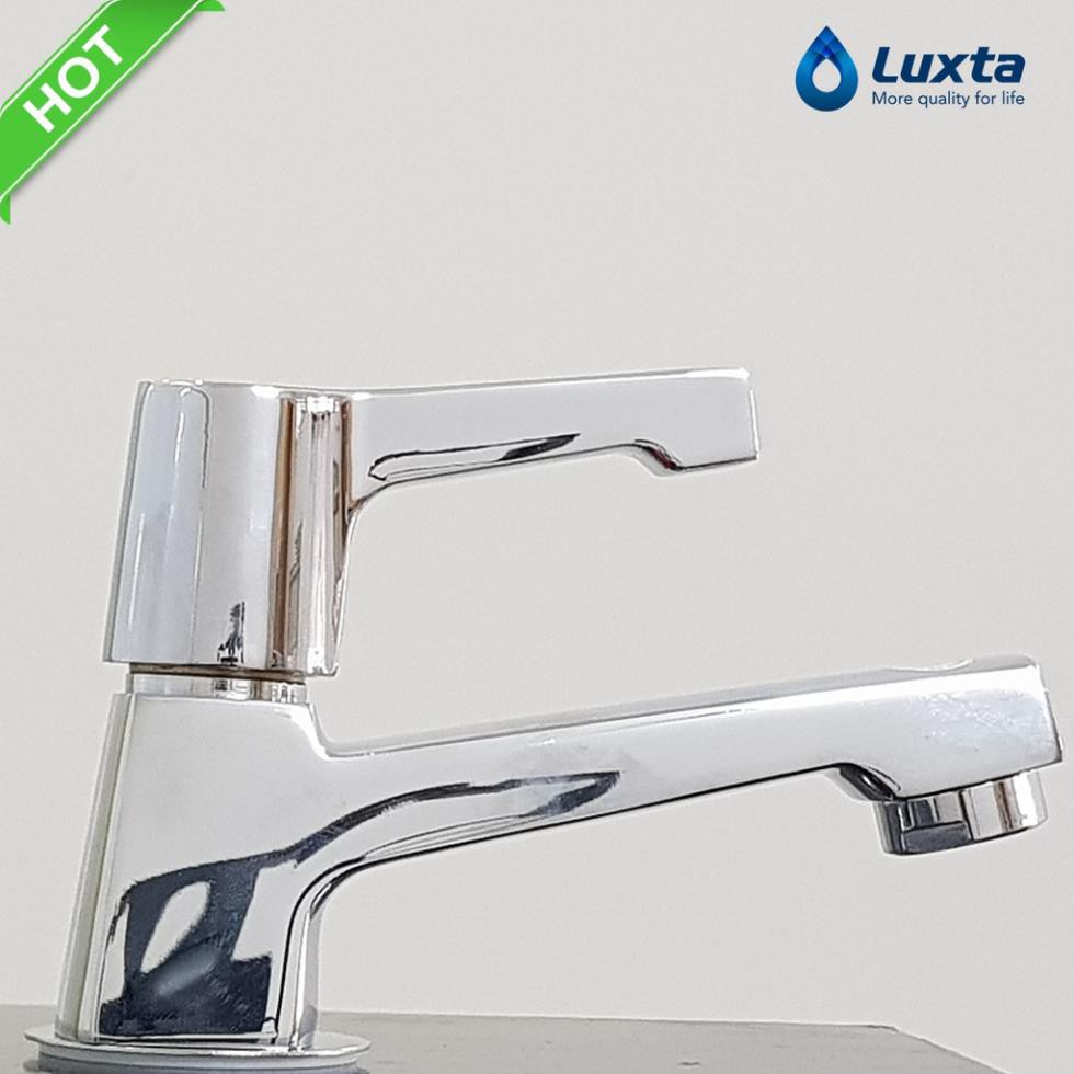 Vòi lavabo rửa mặt Cao cấp gạt Luxta L1114T1, bảo hành 05 năm