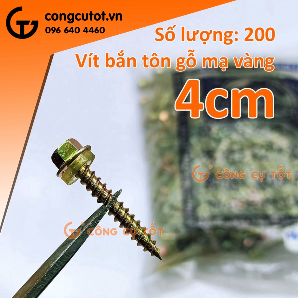 Túi 200 vít bắn tôn