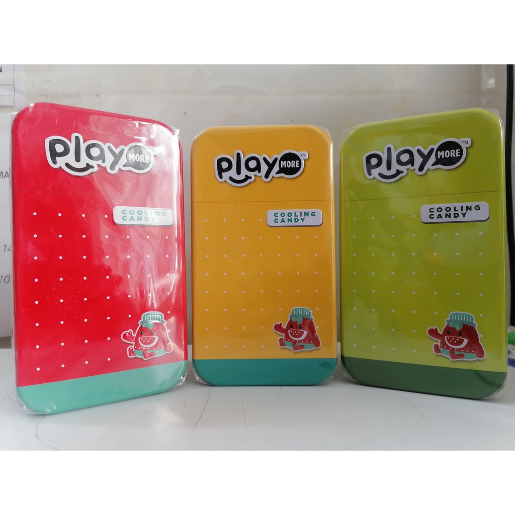 [HỘP XANH LÁ 110g] KẸO THE KHÔNG ĐƯỜNG HƯƠNG TRÁI CÂY [China] PLAYMORE Cooling Candy