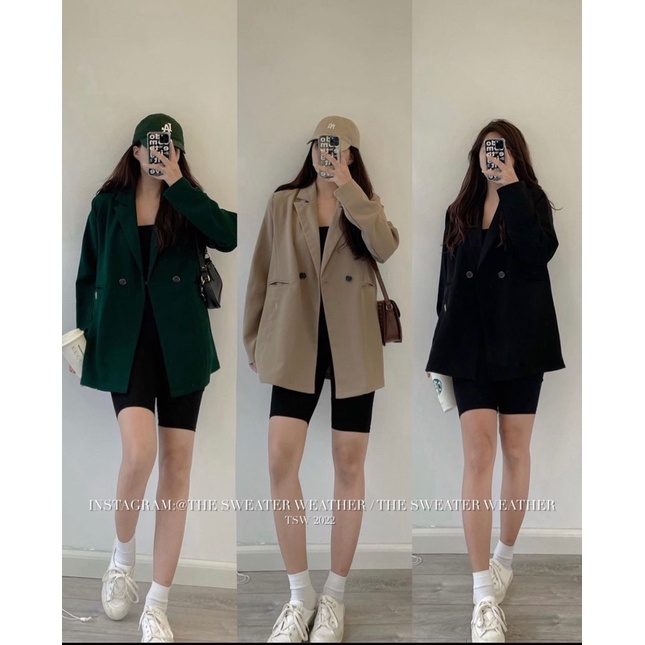 Blazer có túi form siêu rộng cho nữ SALE LẤY ĐÁNH GIÁ