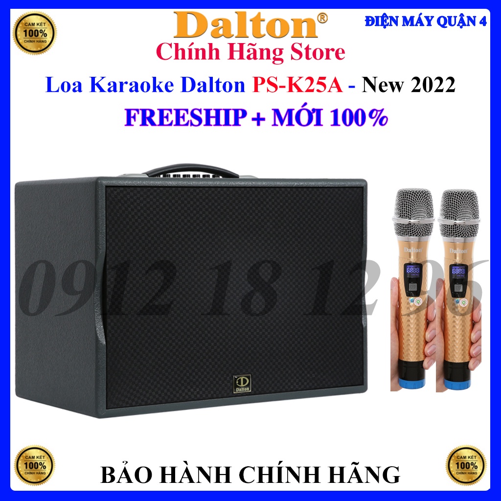 Loa Karaoke Dalton PS-K25A / K10A L u xu ry , Công suất 300W, Hàng chính hãng