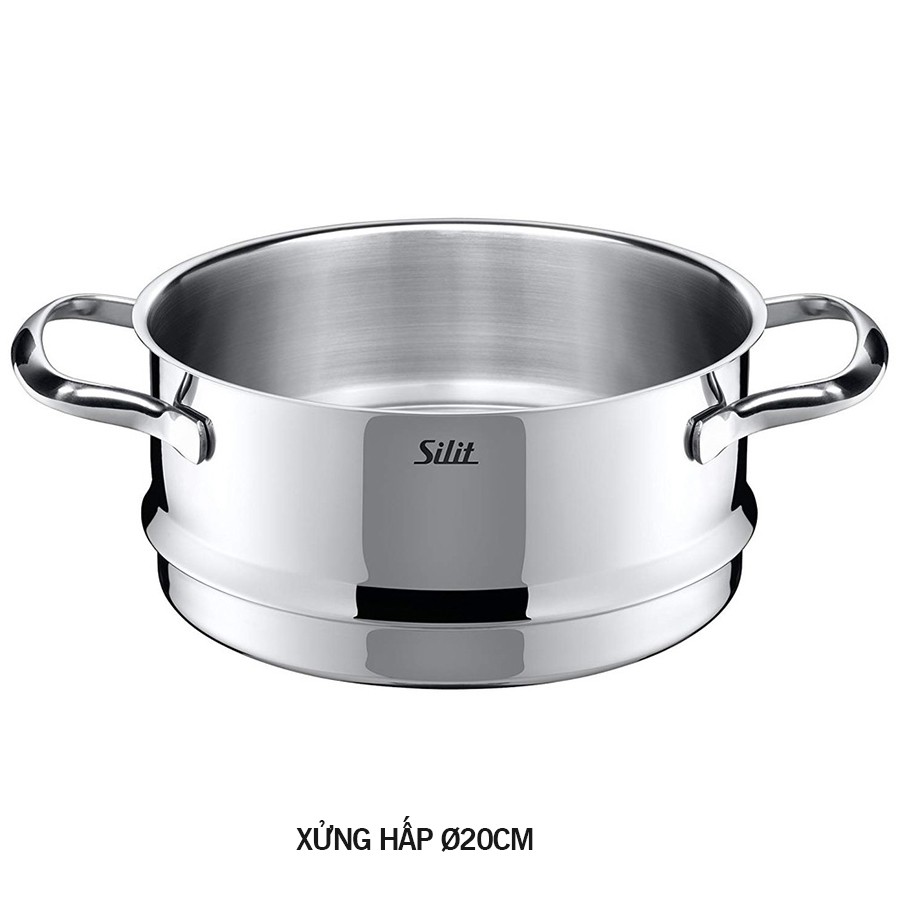 Bộ nồi Silit Diamant 7 món của Đức chất liệu inox cao cấp 18/10 dùng được cho mọi loại bếp