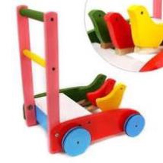 Xe đẩy tập đi cho bé bằng gỗ