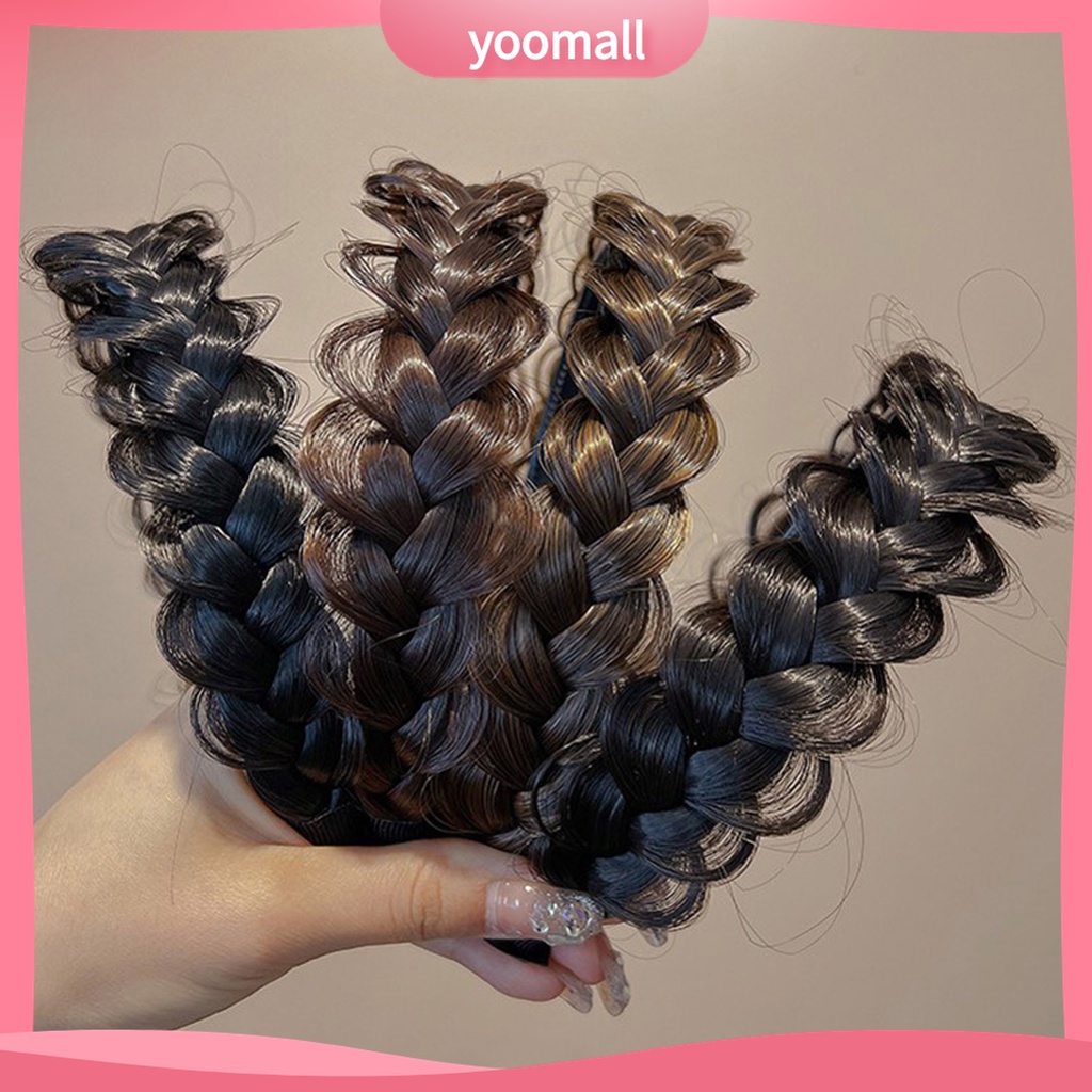 Yomall♡ Cài Tóc Giả Thắt Bím Phong Cách Bohemia Cho Nữ