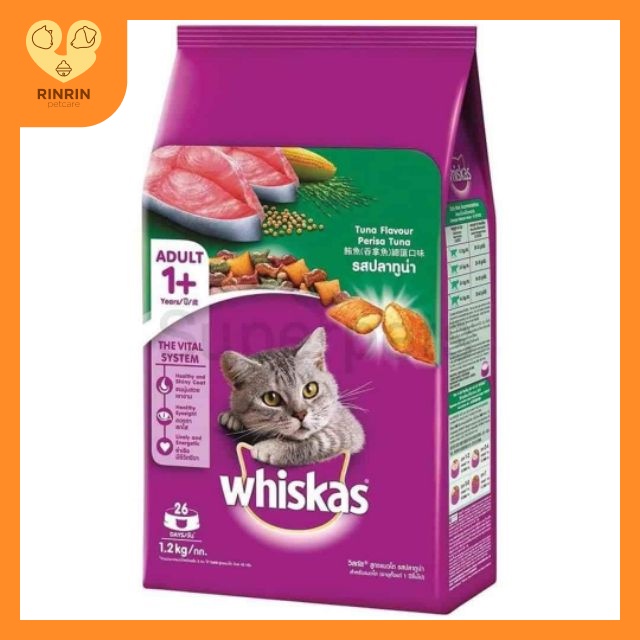 Hạt whiskas cho mèo gói 1.2kg