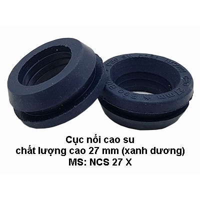 CỤC NỐI CAO SU CHẤT LƯỢNG CAO 27MM (MÀU XANH DƯƠNG) (BỊCH 5 CÁI)