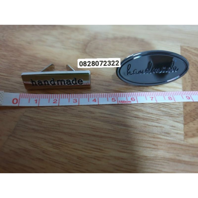 Mác Handmade Kim Loại Chữ Nhật &amp; Oval