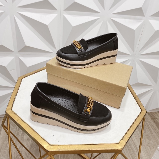 Giày slip on đế xuồng quai xích ngang spsl fullbox