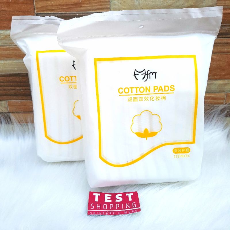 Bông tẩy trang 3 lớp Cotton Pads [Túi 222 miếng]