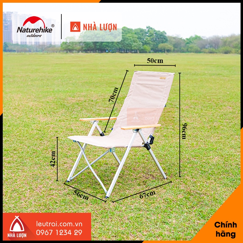 Ghế dã ngoại ngả 3 cấp Naturehike-NH17T003-Y