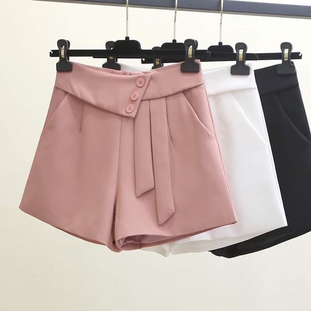 Quần Đùi Nữ- Quần Short Nữ nơ 3khuy - 2033