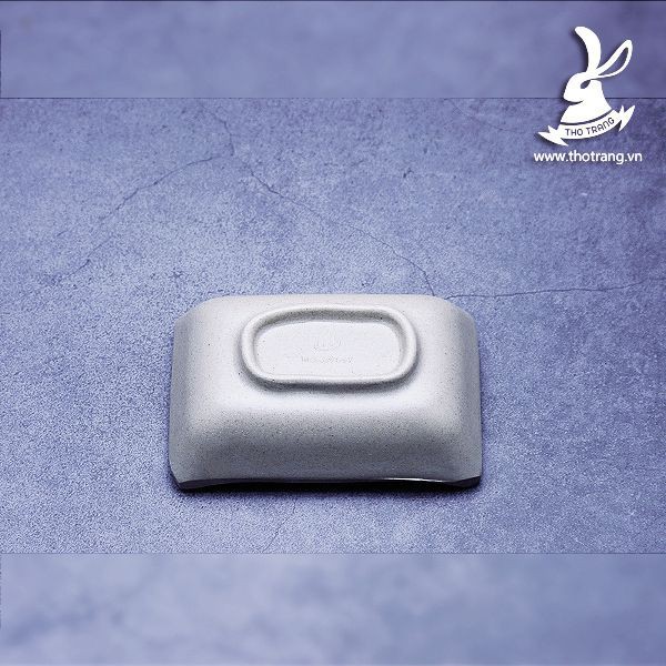 Chén Nước Chấm Chữ Nhật Màu Nâu Nhám Nhựa Melamine Đài Loan - Chính Hãng