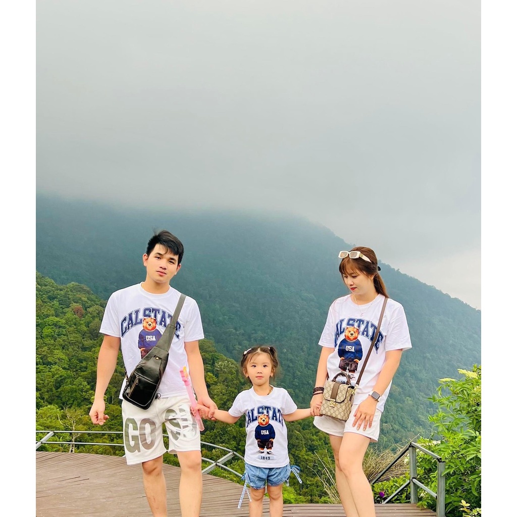 Áo thun Calstate cho bé và gia đình , áo phông trẻ em unisex , Kid_genZ