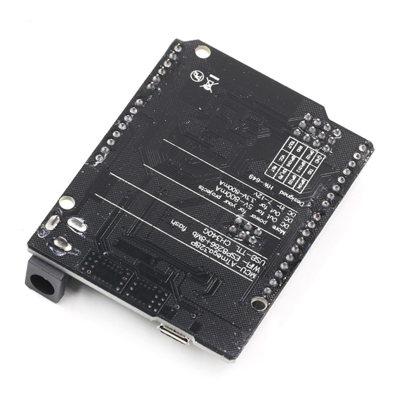WiFi R3 ATmega328P + ESP8266 (bộ nhớ 32Mb) USB-TTL CH340G cho Arduino UNO NodeMCU WeMos ESP8266