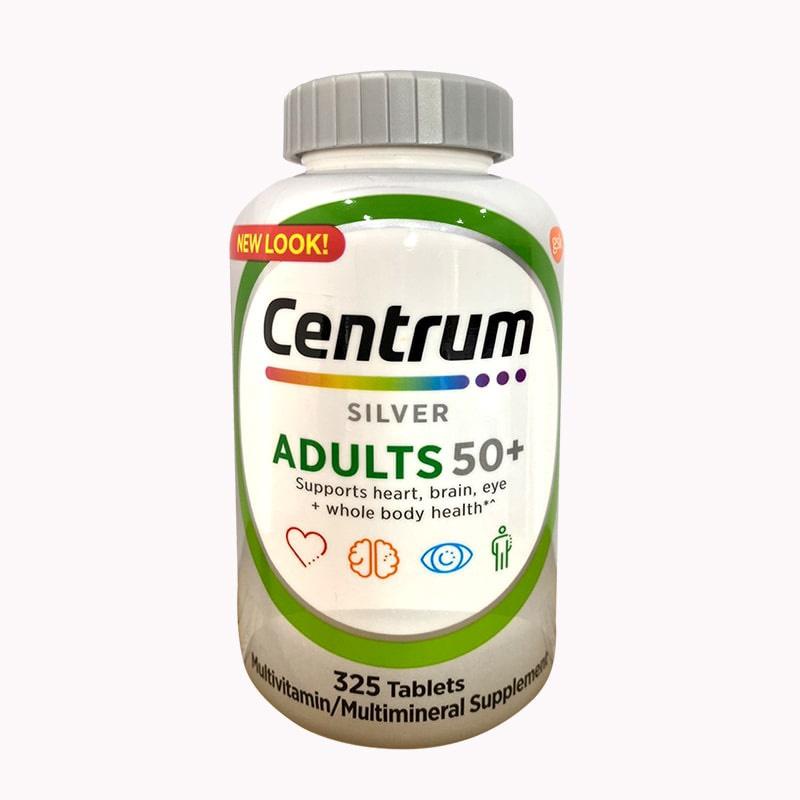 ( XẢ HÀNG 07/2023 Vitamin dành cho người trên 50 tuổi Centrum Silver Adults 50+ 325 viên