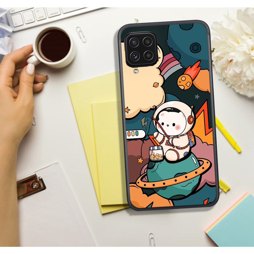 [ SIÊU HOT] ỐP LƯNG SAM-SUNG A12/A22 4G/A22 5G/M32  , IN HÌNH ASTRONAUT PHI-HÀNH-GIA, MÀU SẮC BẮT MẮT