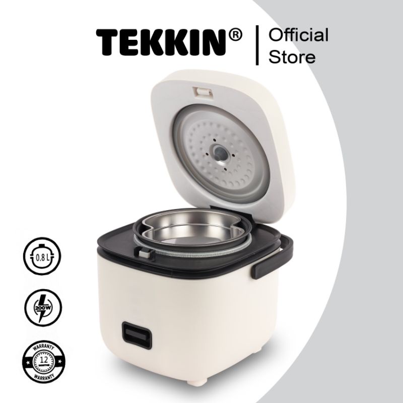 Nồi cơm điện TEKKIN TI-S30A dành cho 2 người ăn - Hàng chính hãng