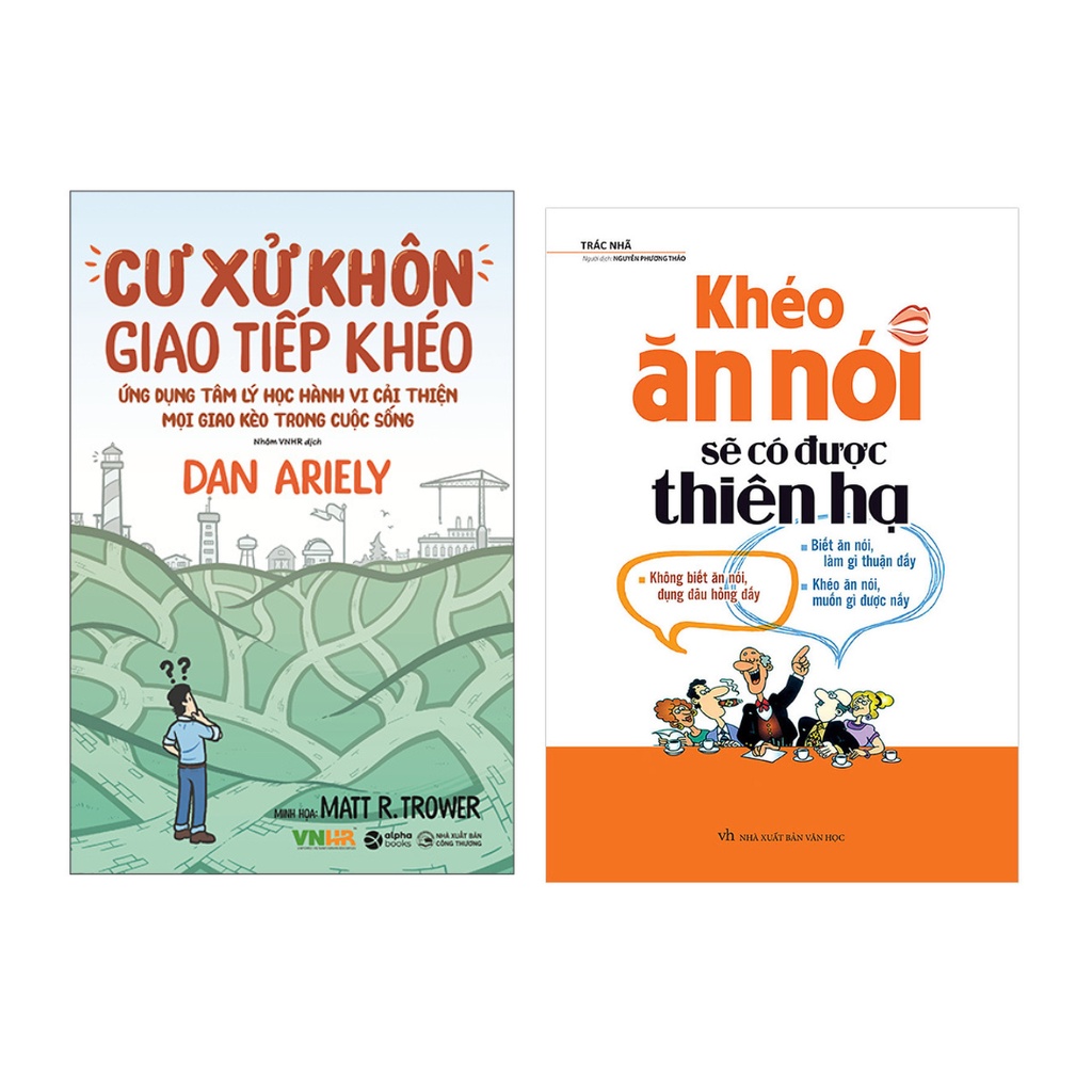 Sách combo 2 Cuốn: Cư Xử Khôn Giao Tiếp Khéo + Khéo ăn nói sẽ có được thiên hạ