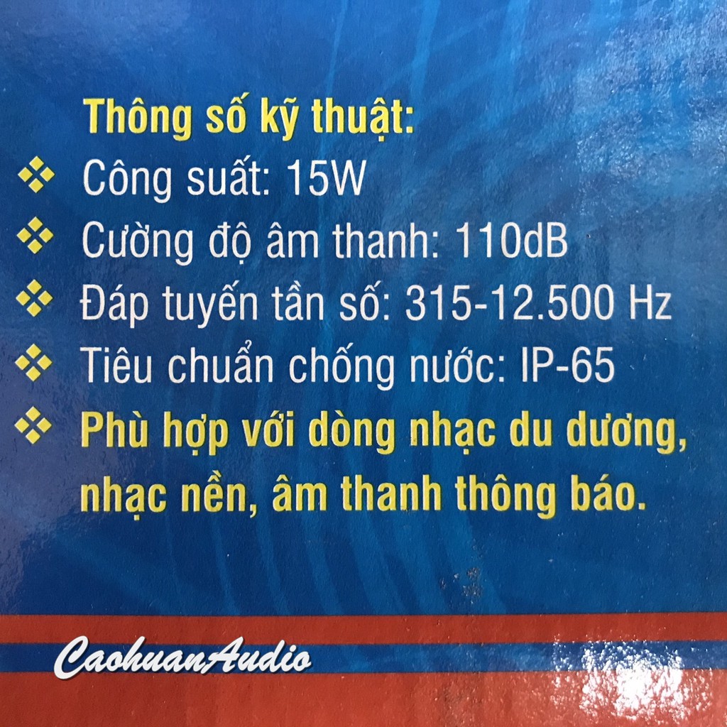 Loa nén loa nén liền amply - loa phóng thanh - Loa bán hàng rong - loa rao 15W