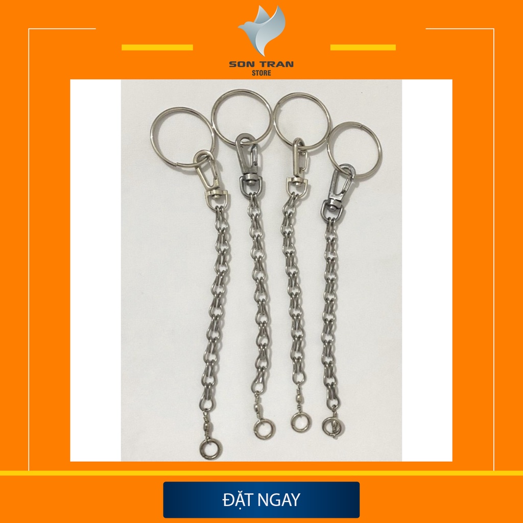 Xích chân chim Sơn Trần xích chân chim vẹt, mào, chòe, mi, cu gáy chất liệu inox bền đẹp
