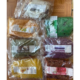 Muối Ngâm Chân Mùi Hương Hoa Hồng, Chanh, Cafe, Rose, Milk,.. - Lẻ 1 Gói/1Kg