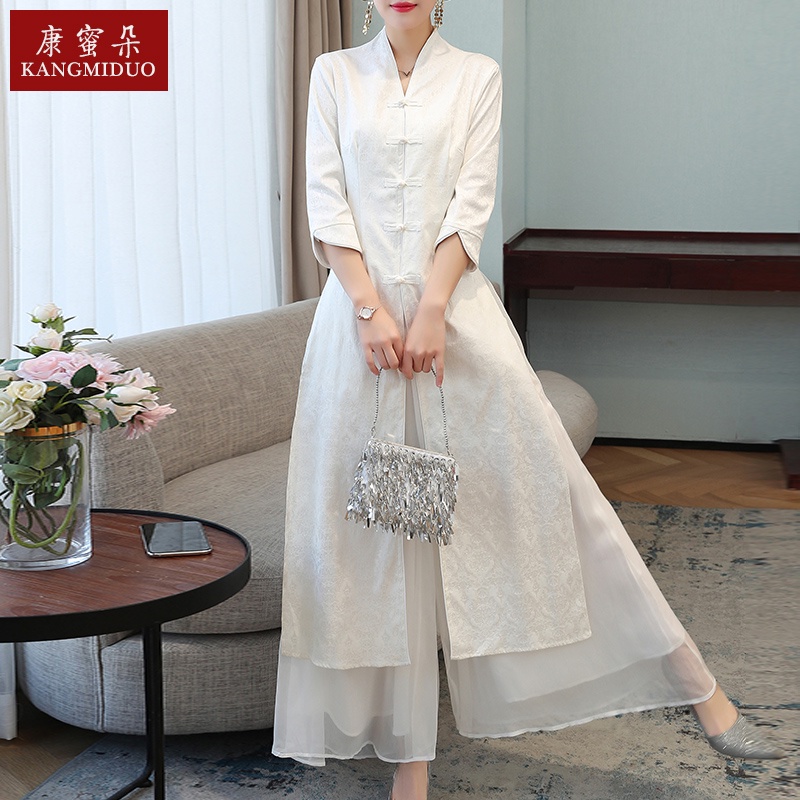 Đầm Sườn Xám Cách Tân Phong Cách Trung Hoa Hiện Đại Cho Nữ