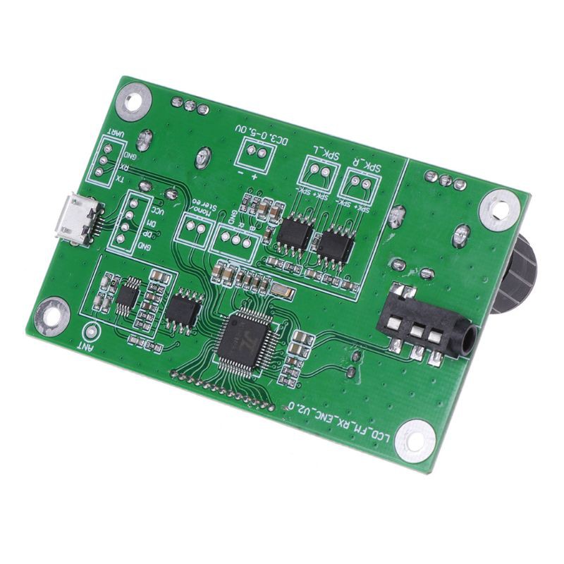 Mô đun thu tín hiệu đài radio FM DSP & PLL âm thanh nổi tần số 87-108MHz với điều khiển nối tiếp