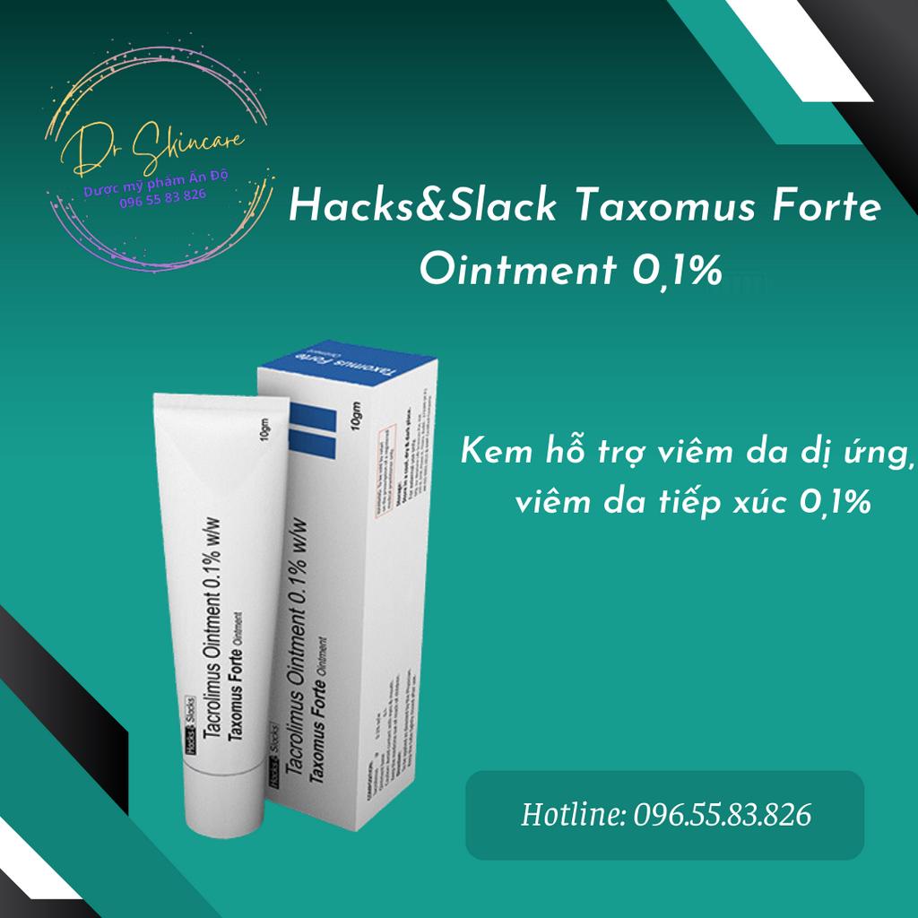 Kem hỗ trợ viêm da dị ứng, viêm da tiếp xúc Taxomus ointment - Tacrolimus