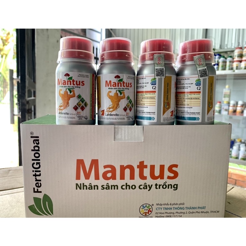 MANTUS Nhân sâm cho cây trồng