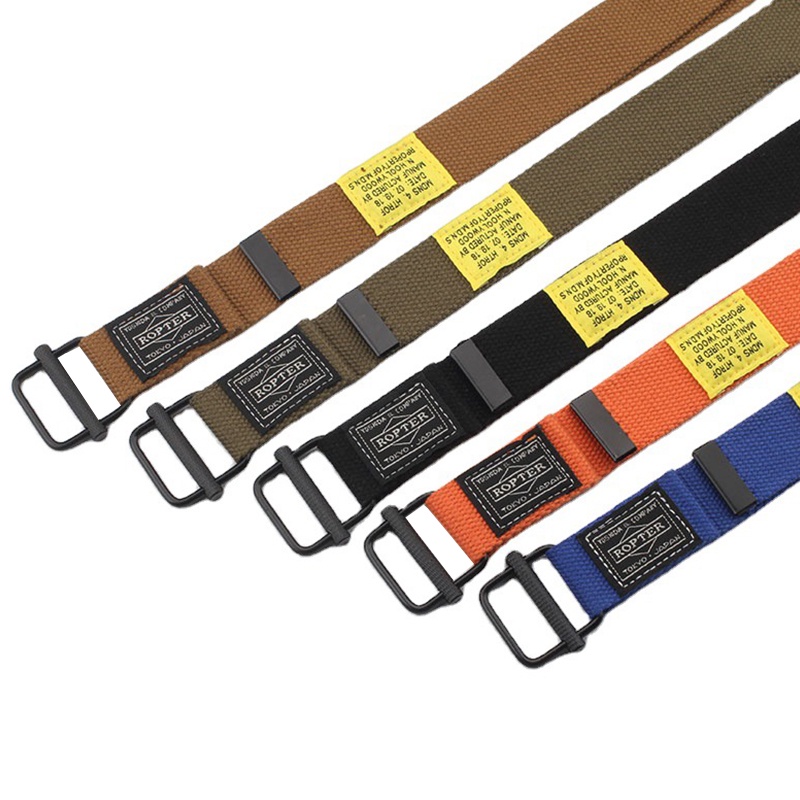 Thắt Lưng Vải Canvas Thời Trang Có Thể Điều Chỉnh Độ Dài
