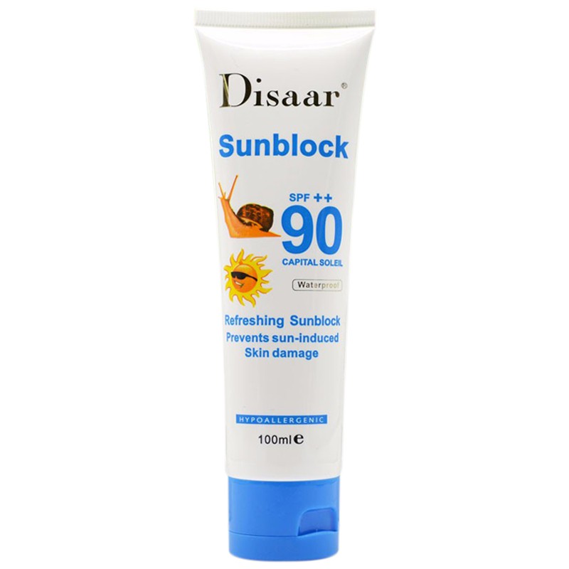 (Hàng Mới Về) Kem Chống Nắng Disaar Với Tinh Chất Ốc Sên Spf90Pa + + Giúp Dưỡng Ẩm Và Làm Trắng Da