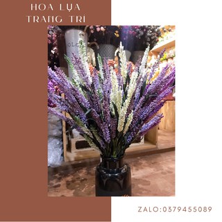 [HOA GIẢ] Hoa Lavender 🌹FREESHIP🌹Trang Trí Nhà, Cắm Lọ Thủy Tinh
