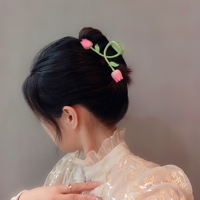 Kẹp Tóc Hình Hoa Đính Ngọc Trai Thời Trang Cho Nữ