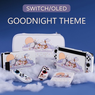 Ốp bảo vệ máy chơi game nintendo switch v1 v2 hình chó mèo dễ thương
