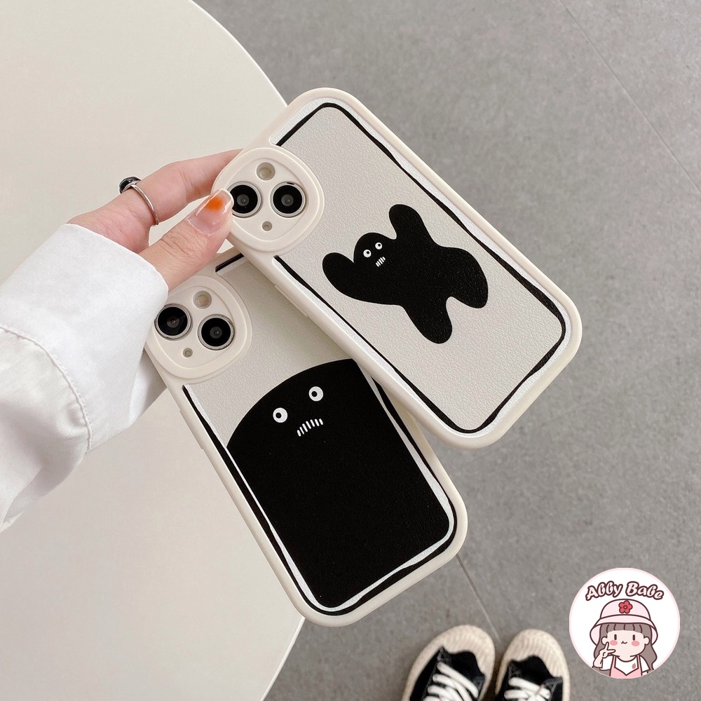 Ốp Điện Thoại Da TPU Mềm Mỏng Họa Tiết Quái Vật Cho Iphone 11 7Plus 13 12 11 Pro Max X XS 12 13 XR