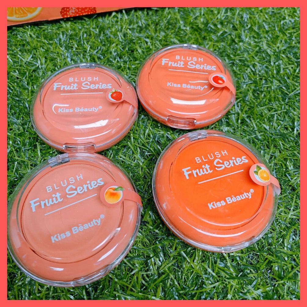 Phấn Má Kiss Beauty Fruit Blush với cọ - TL006 vip