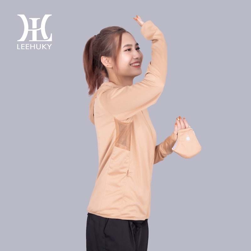 Áo Chống Nắng Nữ 2 Lớp Cao Cấp Vải Thông Hơi Thoáng Mát Chống Tia Uv 99% S6 Zahan Fashion